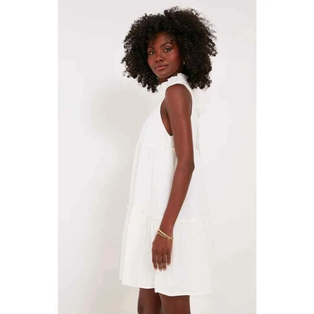 NWOT Tuckernuck Pomander Place White Gauze Cotton Morgan Swing Dress Size XS - Image 2