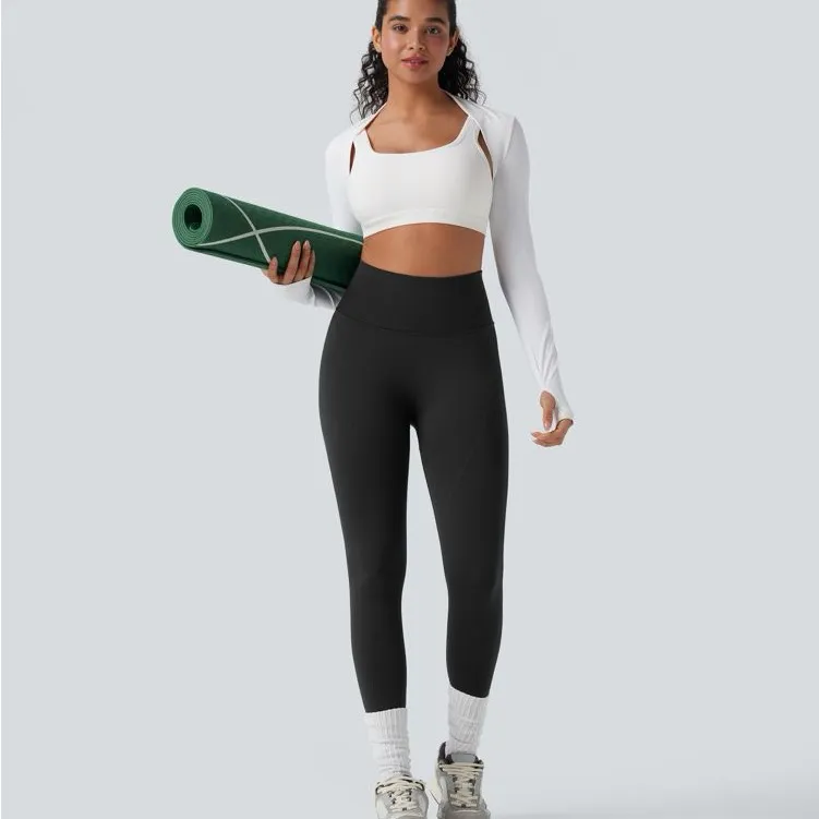 040HA.- OneForm Seamless Flow High Waisted Tummy Control Butt Lifting Leggings - Image 5