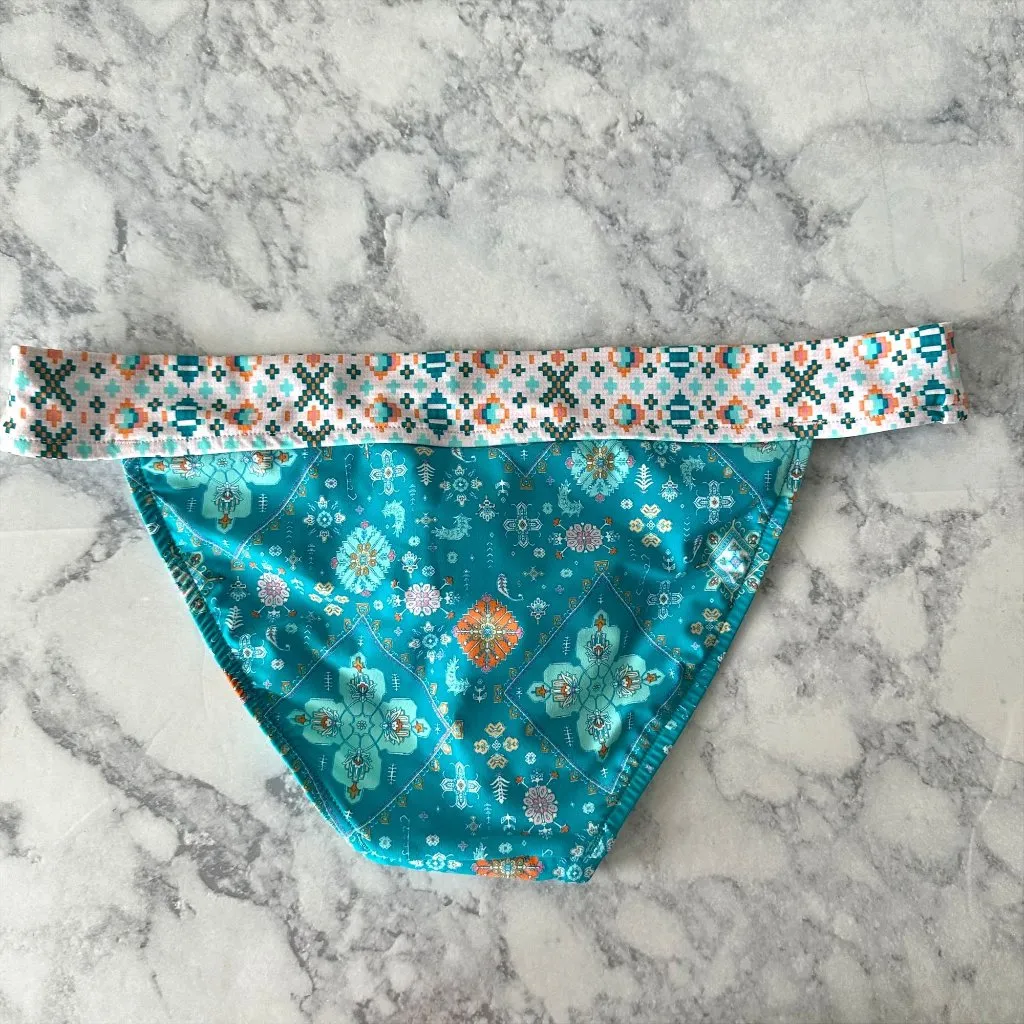 Seafolly Gypsy Banded Hipster Bikini Bottom Eden - Image 3