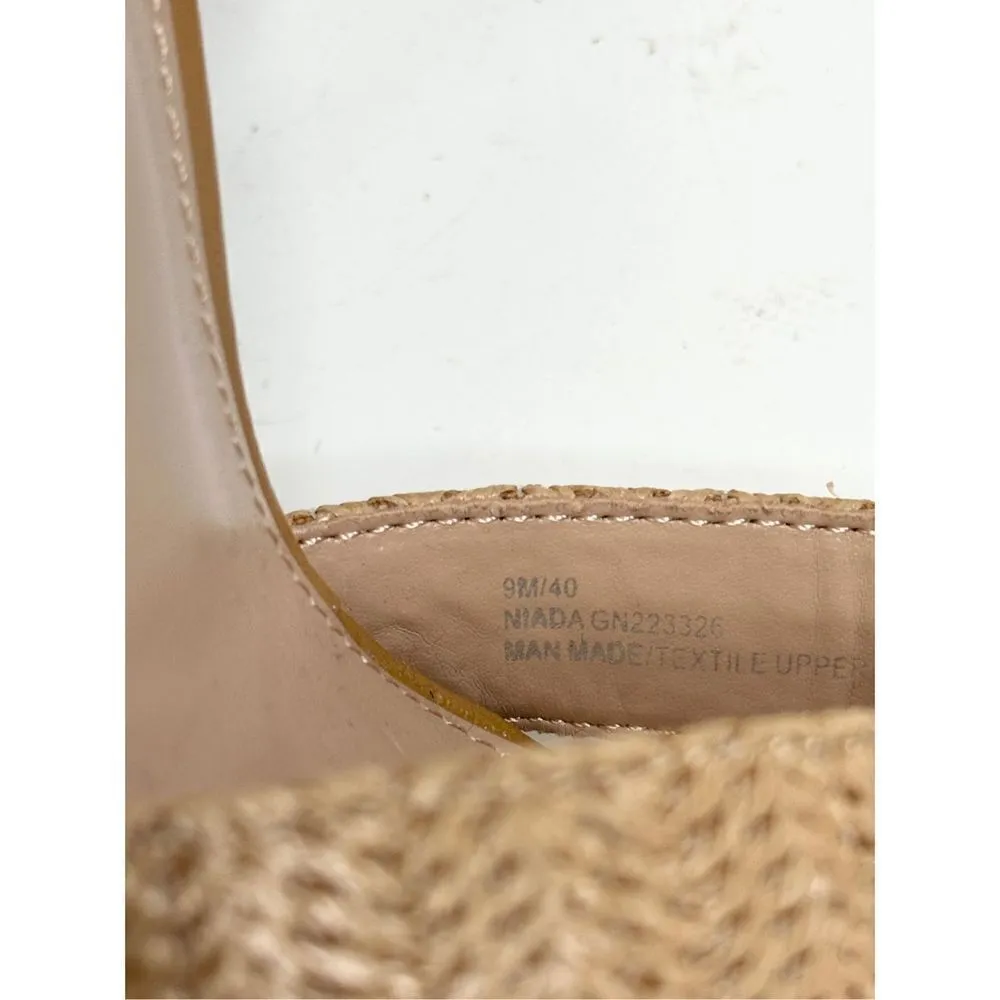 BCBGeneration Sandals Womens Size 9 Tan‎ High Heel Ankle Strap Platform - Image 8