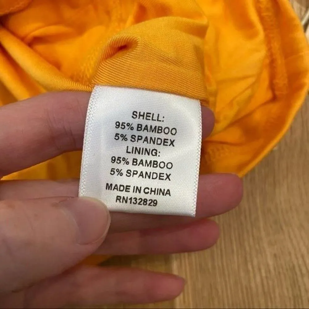 Camila Coelho Daisy Crop Top in Orange - Image 6