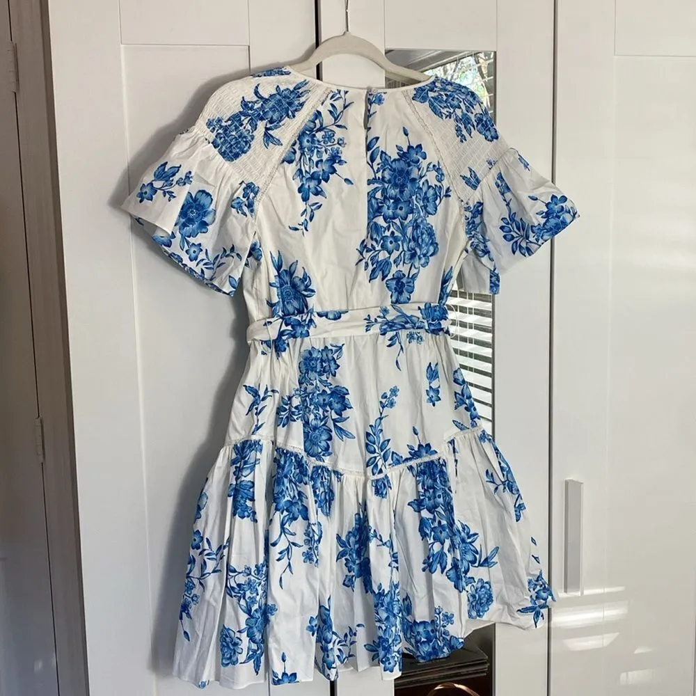Rachel Parcell blue floral fit & flare dress - Image 6