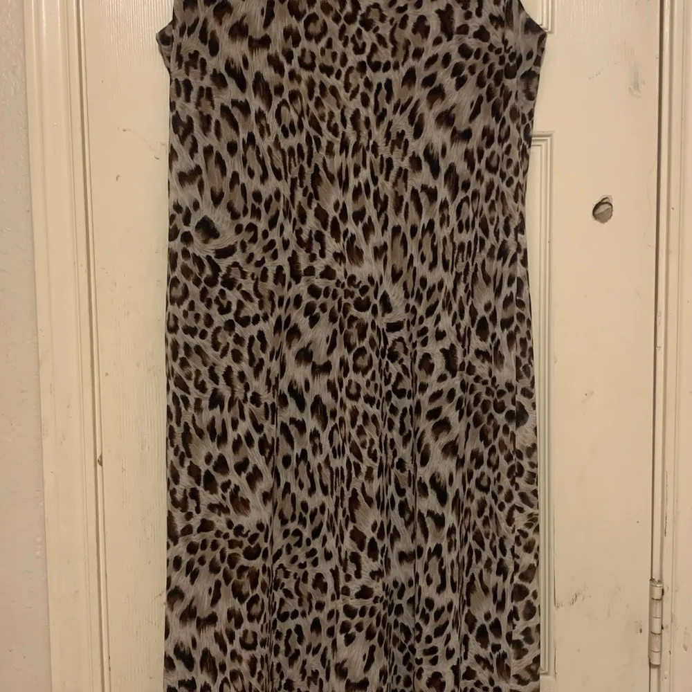 Dana Kay 2 Piece Cardigan & Dress Cheetah Brown Size 16. 2089 Black - Image 7