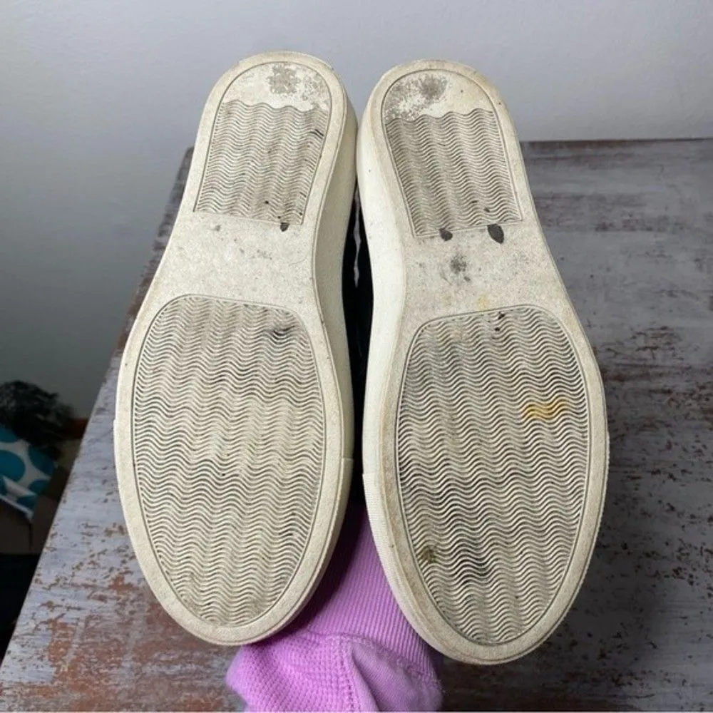 Steve Madden black faux leather slip on shoes 8 ecentriq - Image 3