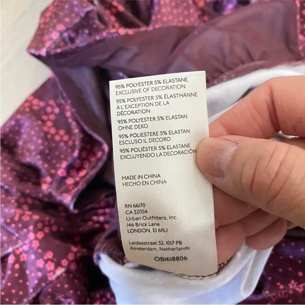 Free people beautiful jumpsuit in purple pink NWT - Image 11