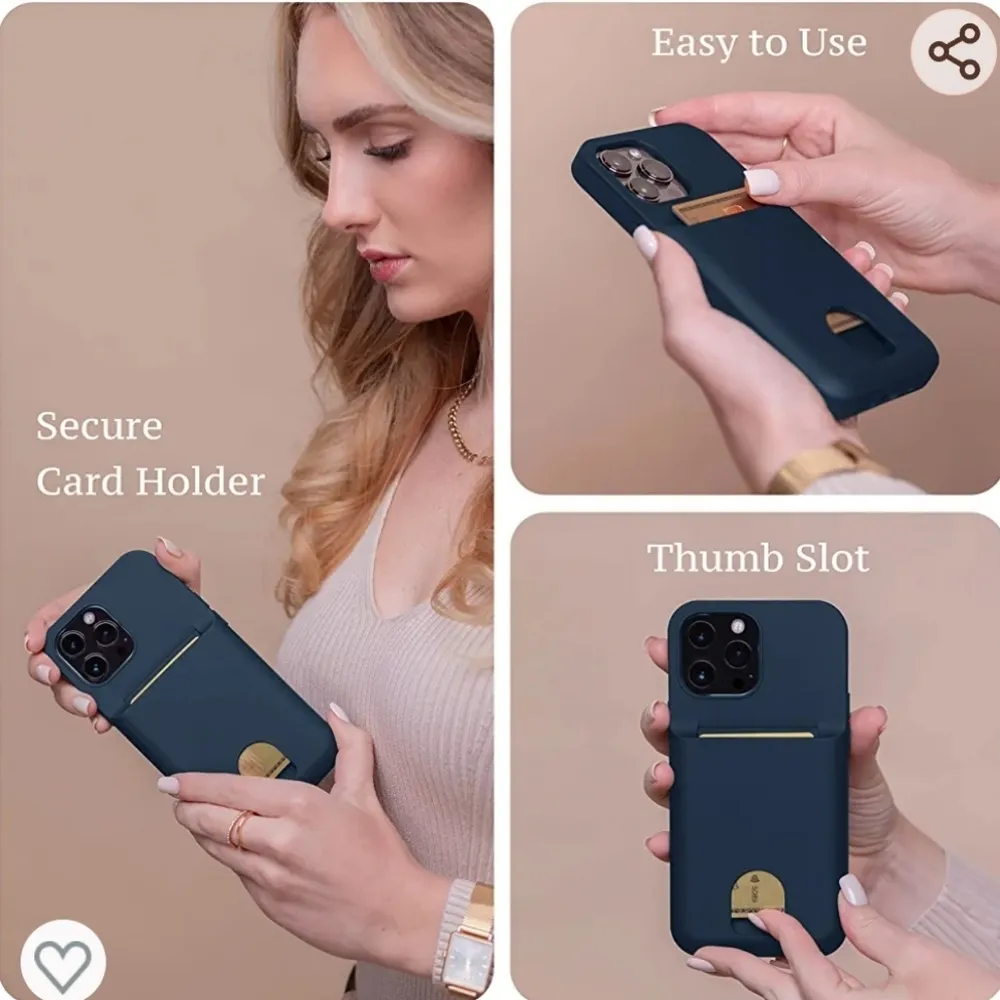 NWT! Lupa Legacy Midnight Blue Apogee Iphone 13 Pro Wallet Case NEW - Image 4