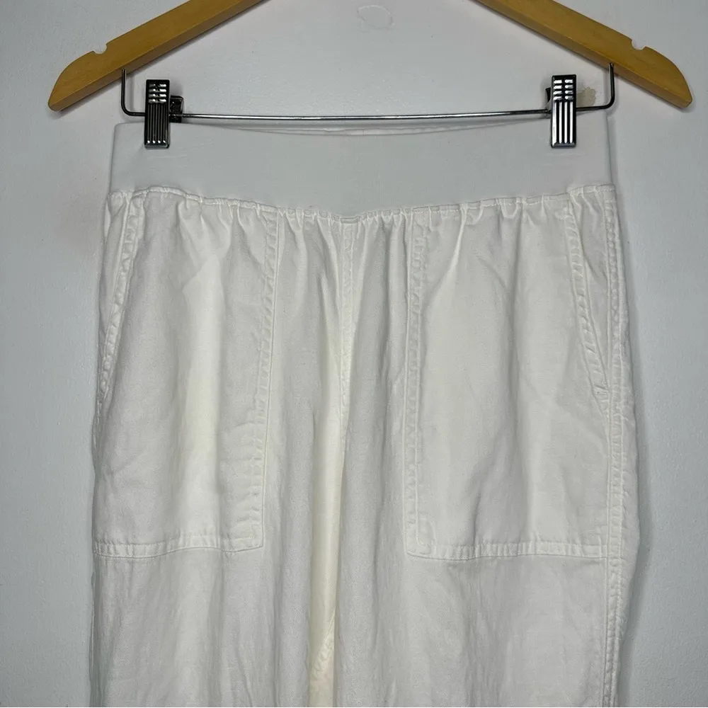 Faherty Ivory Arlie Day Jogger Pants Size Small - Image 7