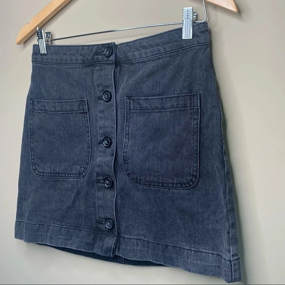 Free People Don’t Get Me Wrong Button Front Skirt Size 26 - Image 10