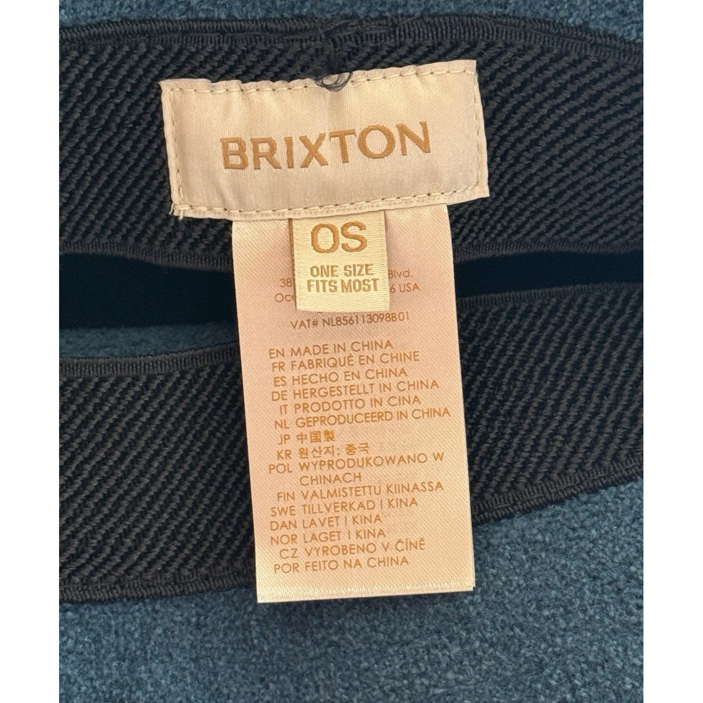 New Brixton Suffolk Packable Bucket Hat Orion Blue - Image 7