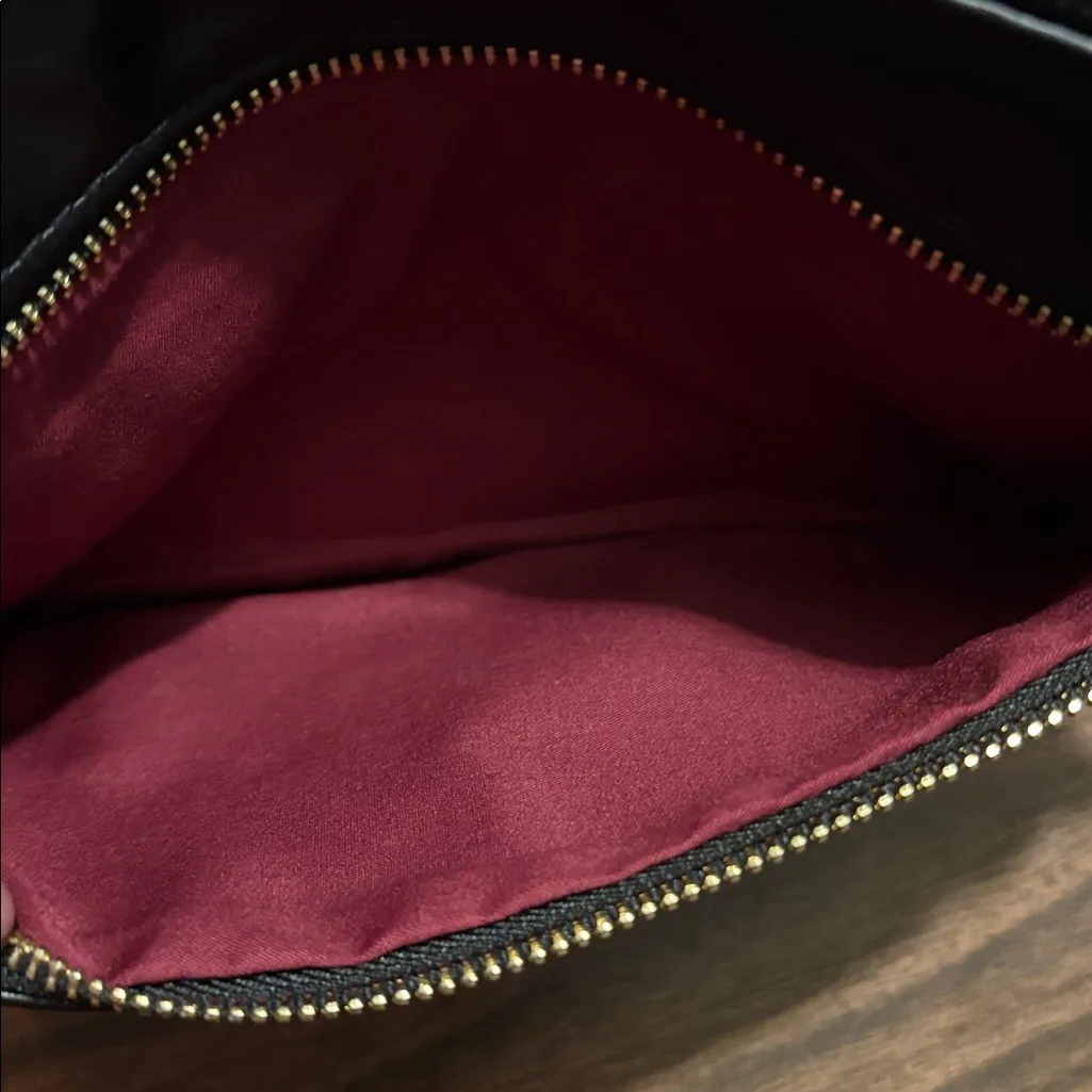 Funky Monkey Leopard Clutch Wristlet Bag Purse Black - Image 4