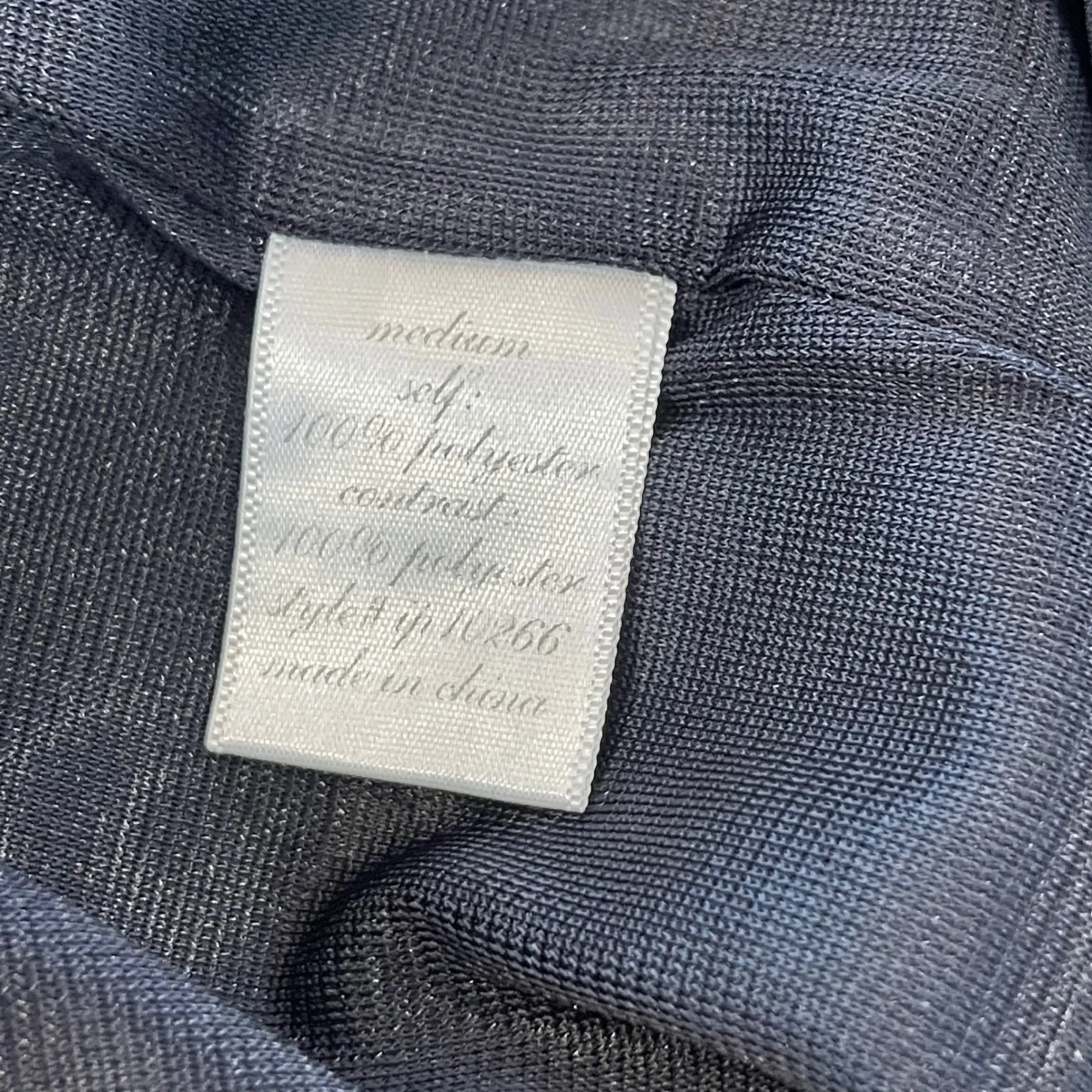 Black‎ Embroidered Shorts Women's Medium Floral Polyester Black - Image 4