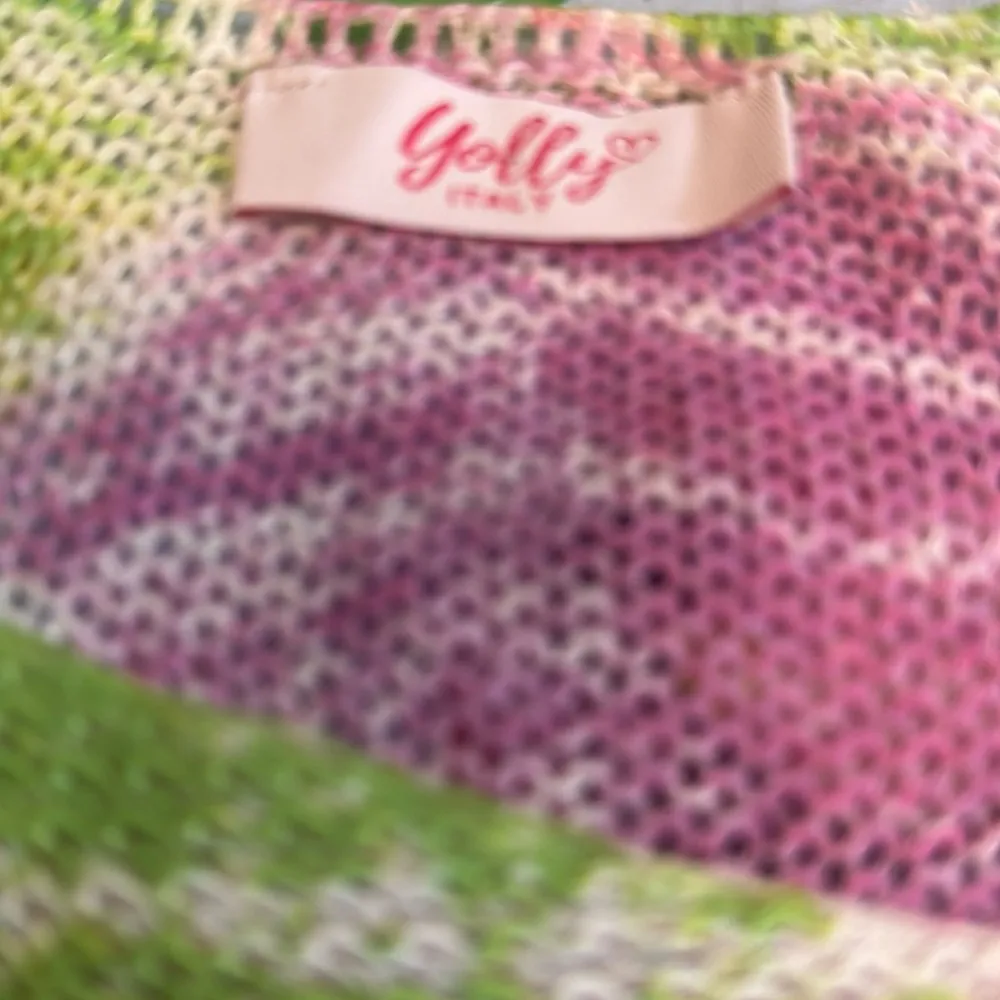 Yolly Italy Colorful Abstract Knit Sweater Pink Size undefined - Image 3