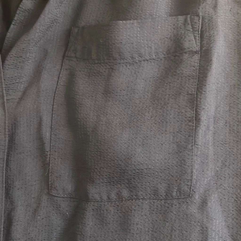 ✨A.P.C. Button Down Navy Midi Sz 36 Dress✨ Blue - Image 8