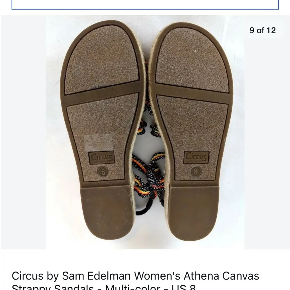 Circus by Sam Edelman Athena Sz 8M Strappy Sandals - Image 9