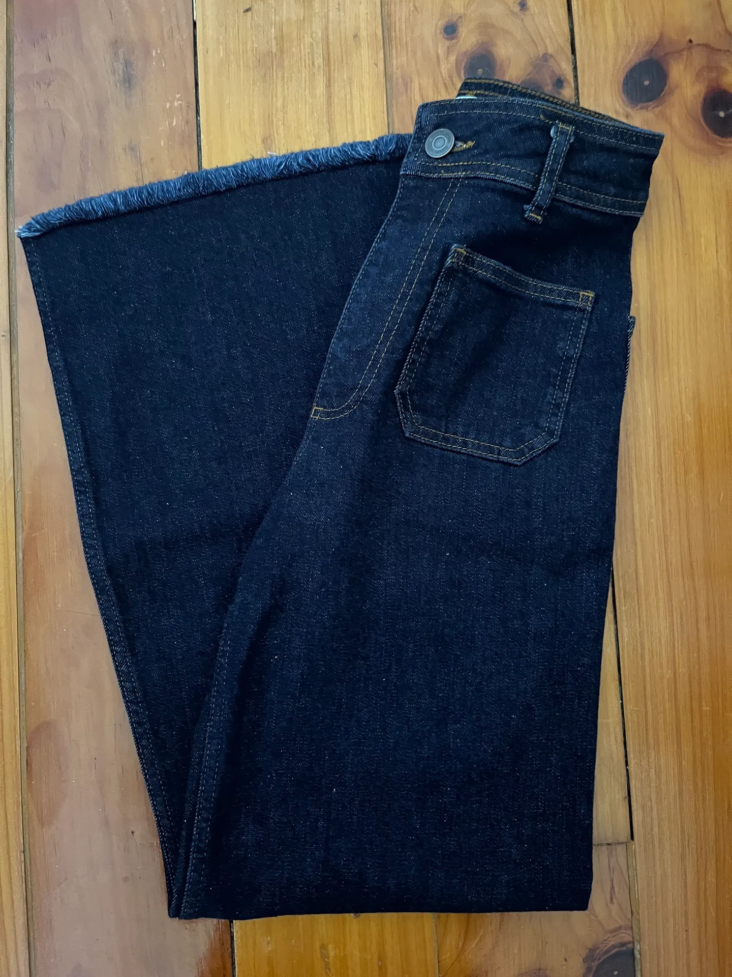 ZARA Marine Straight Pocket Jeans - Image 4