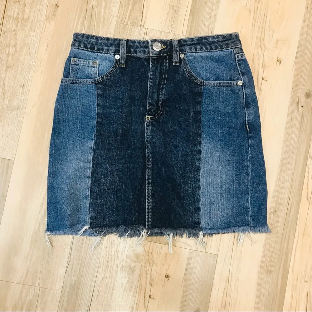 Urban Outfitters Bdg raw hem denim skirt sz Small - Image 26