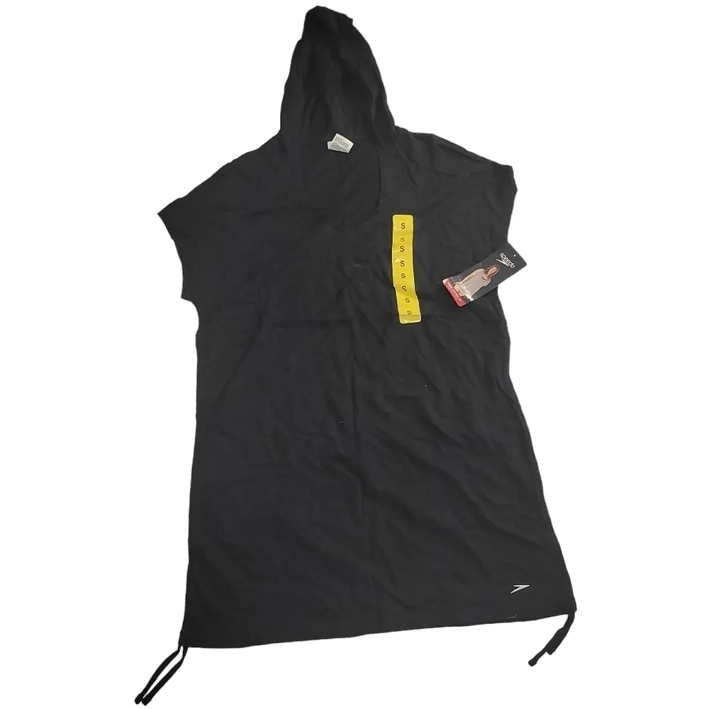 Speedo  White Hooded Swim Coverup Adjustable Length Size Small - Image 4