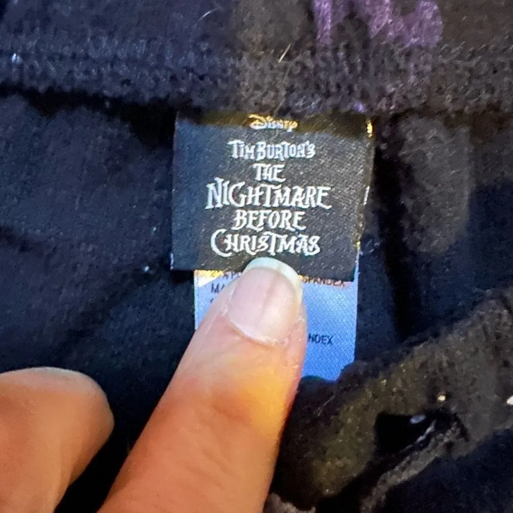 Disney Nightmare Before Christmas sweatpants joggers large - Image 3