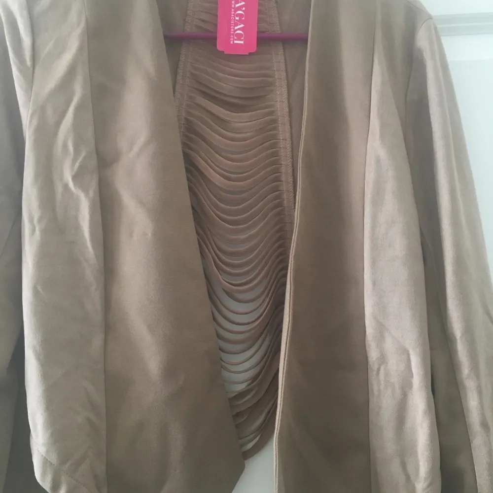 A'Gaci A’GACI Faux Suede Blazer - Image 2
