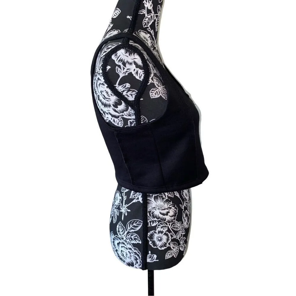 Five The Label Wide Strap Crop Top Tank Top Sexy Lounge Casual Everyday Black Size XS - Image 4