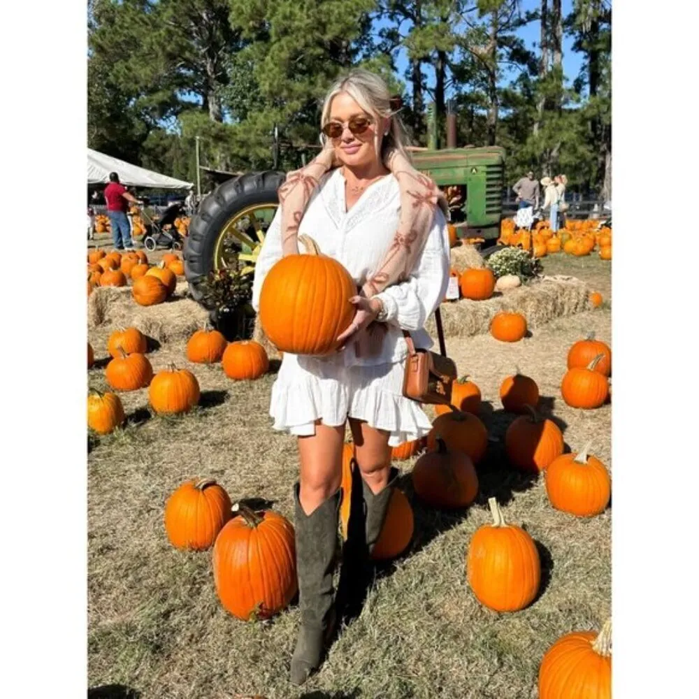 FREE PEOPLE Sachi Long Sleeve Ruffle Minidress in Ivory Size Large NWT - Image 14