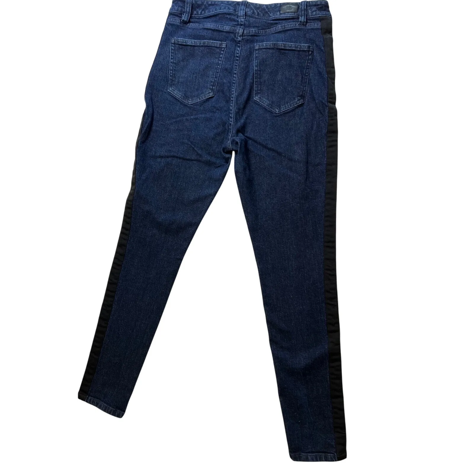 Lauren Ralph Lauren Regal Skinny Jeans Women's Size 8 Brown Side Stripe Denim‎ - Image 5