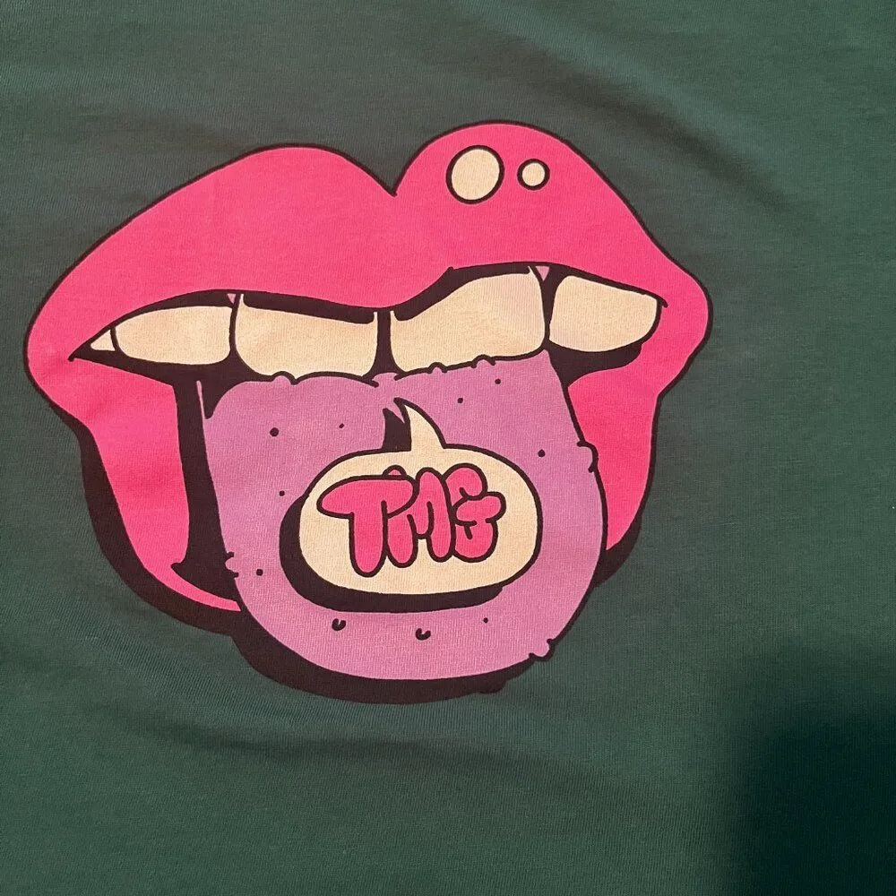 Women's Large Green TMG Crop Shirt - Image 4