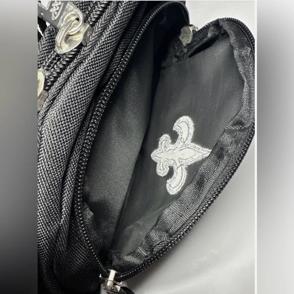 NFL New Orleans Saints Adult Three Pocket Adjustable Fanny Pack New With Tags - Image 6