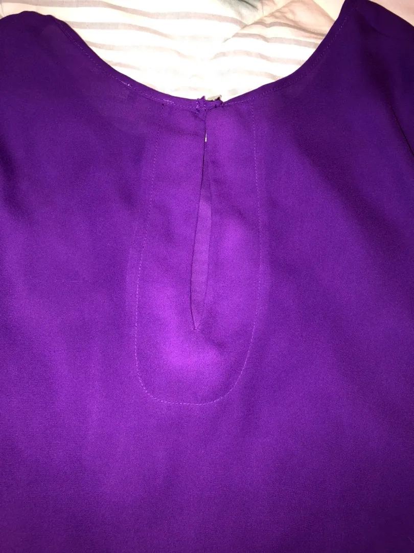 Purple Blouse Size M - Image 3