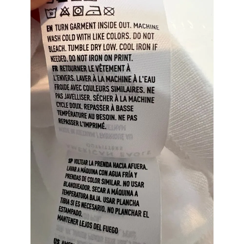 American Eagle Casual Crop Top Short Sleeve T-shirt Small - Image 7