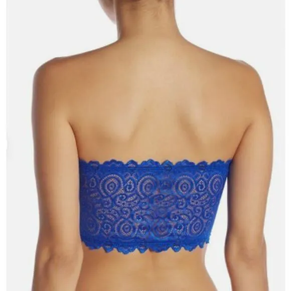 NWT Free People Reversible Lace Bandeau Bralette in Sapphire - Image 2
