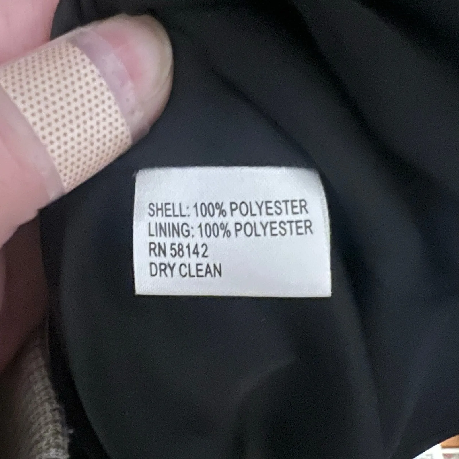 Maggy London Scallop Lace Fit and Flare Black and Nude Dress Size 8 - Image 8