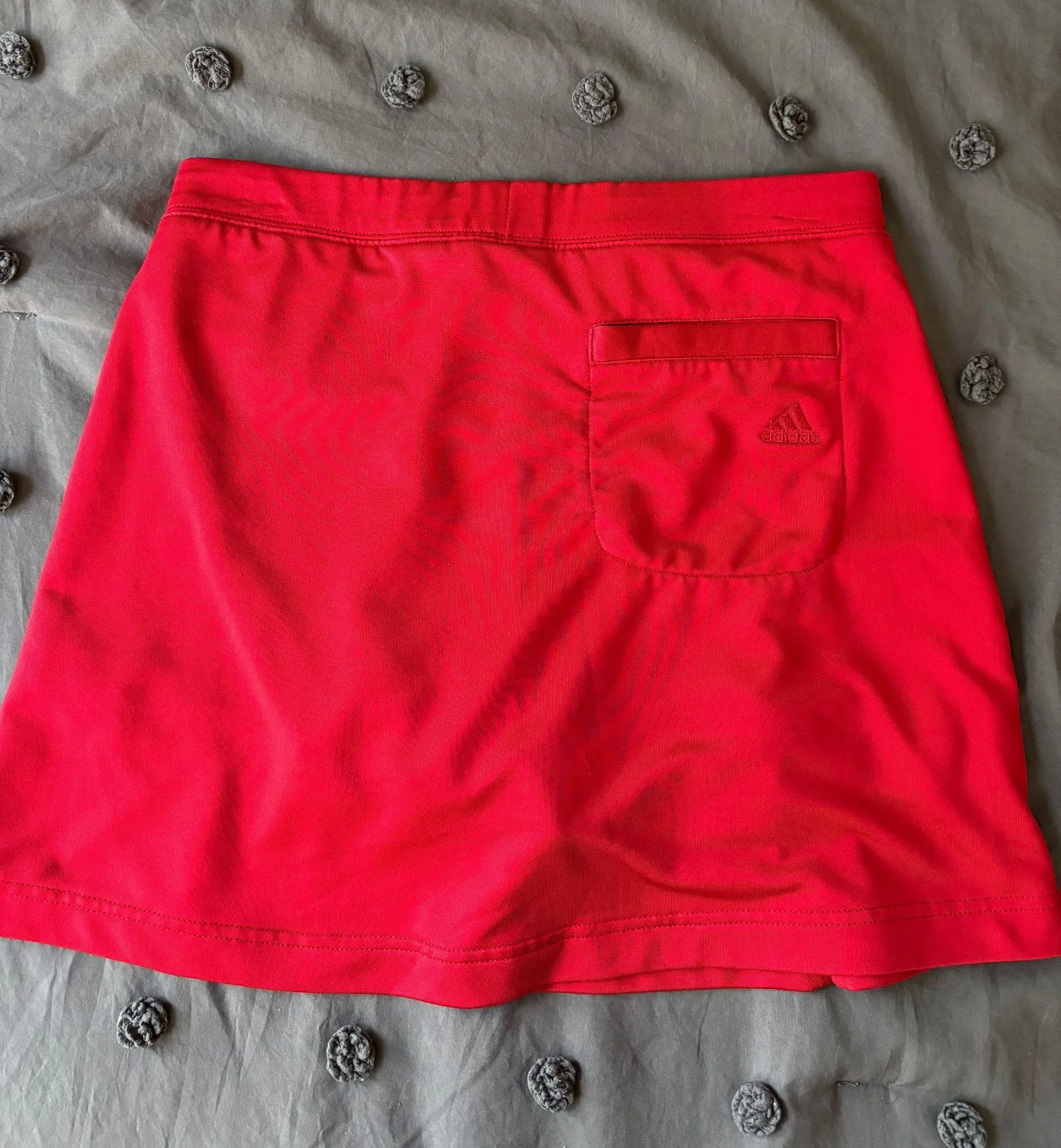 Red  Tennis Skirt - Image 3