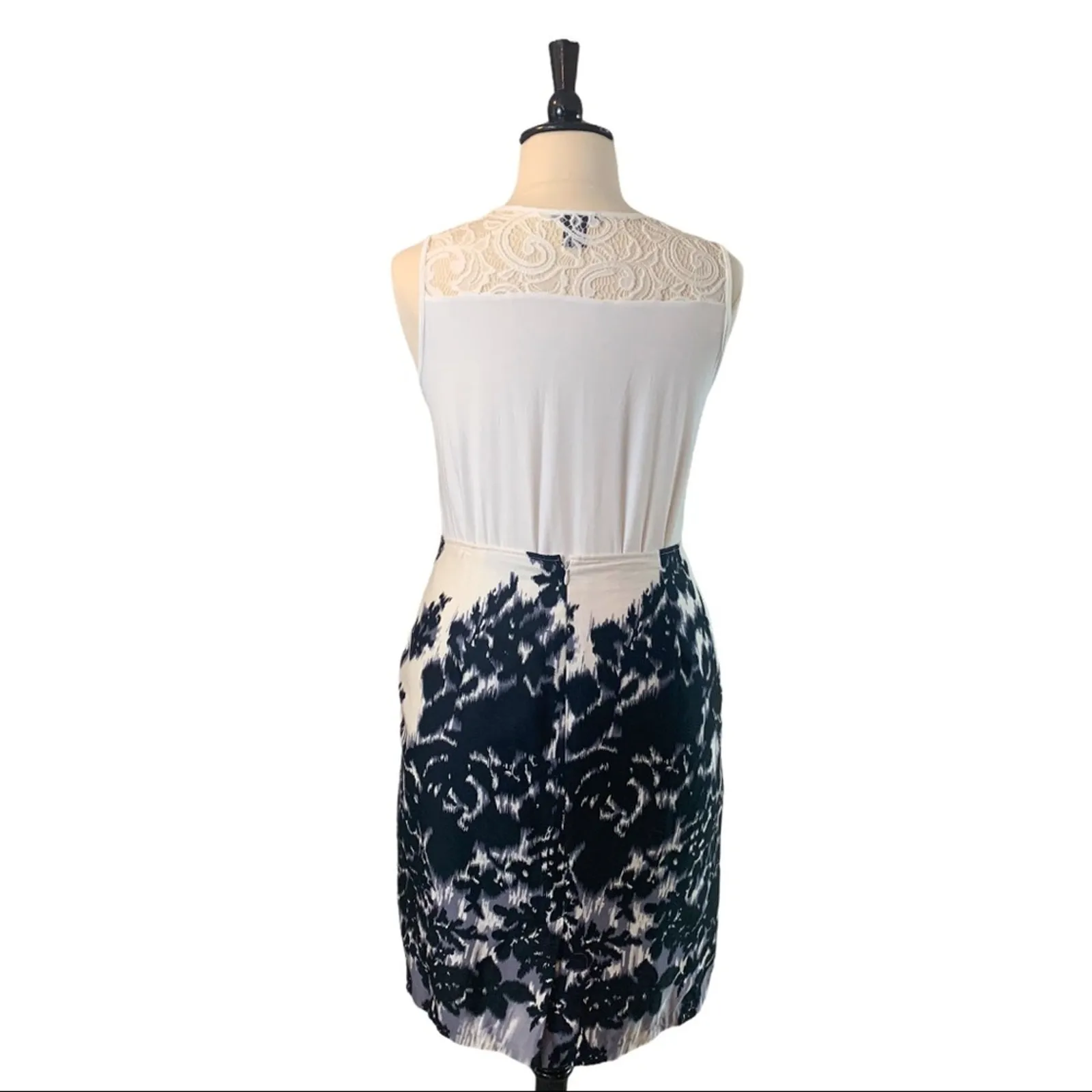 Worthington Knee Length Cream Black Gray Pencil Skirt Women's Plus Size 16 - Image 6