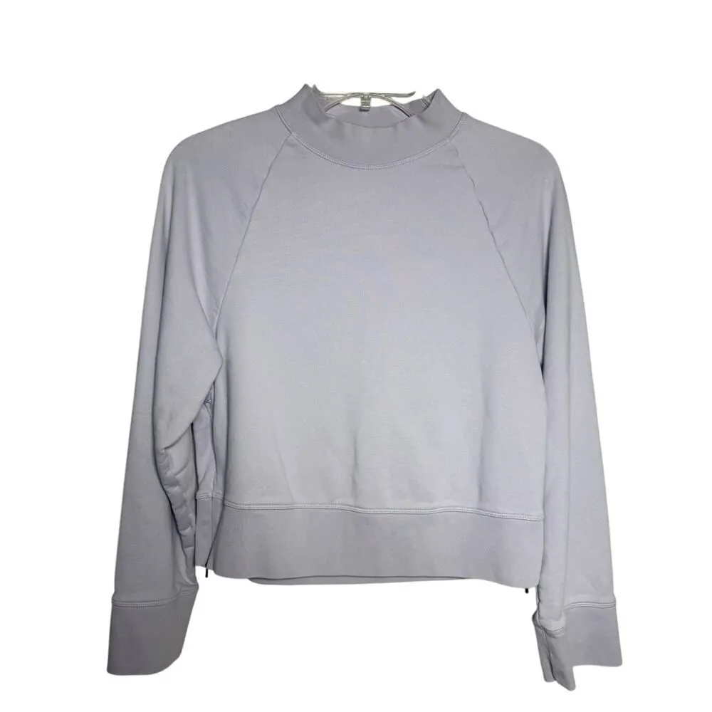 ON Cloud Crew Neck Long Sleeve Essential Lilac Sweatshirt Sz. S Purple - Image 3