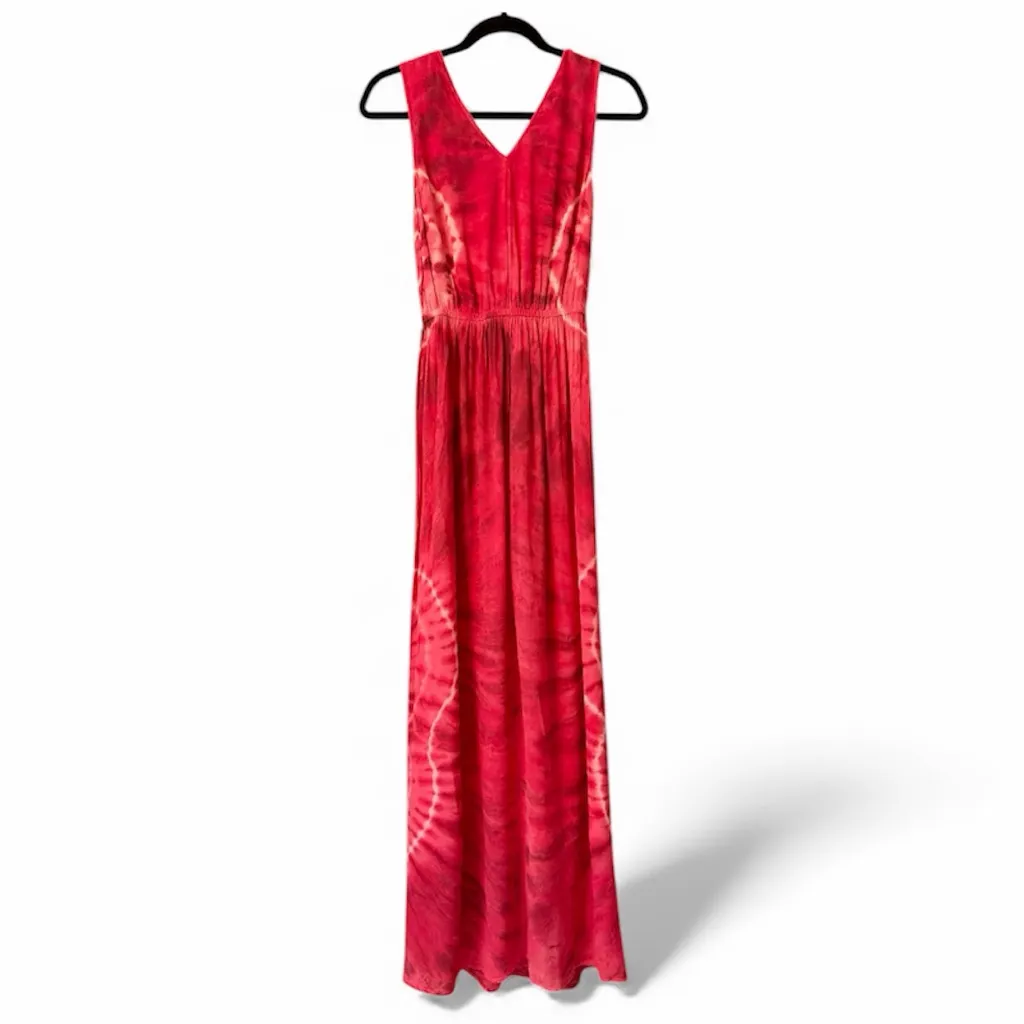 YFB Ypung Fabulous And Broke Amalia Cut Out Pink Tie Dye Maxi Dress NWOT - Image 5