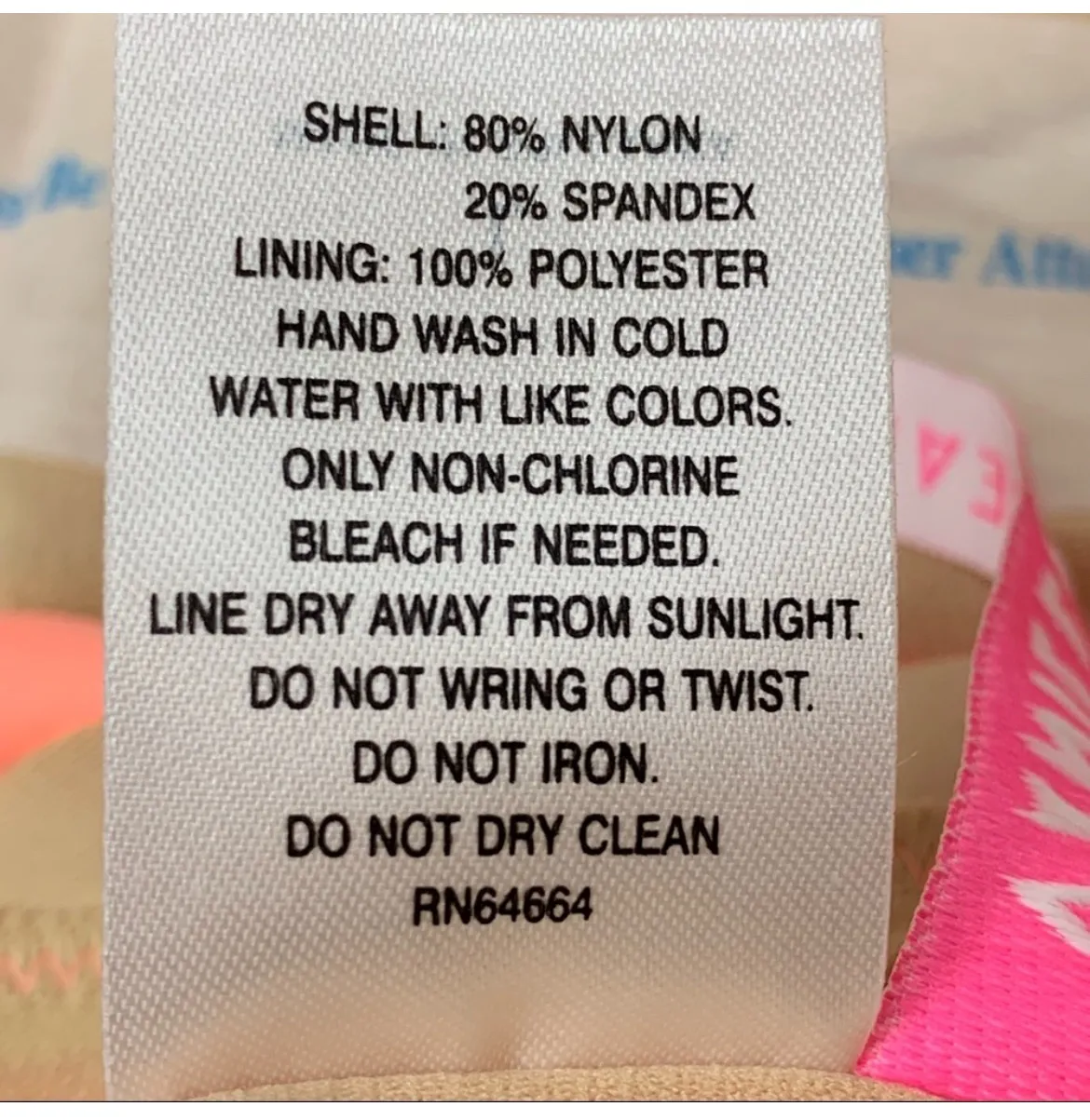 Vanilla/Beach Scalloped Open Back Halter Style  Swimsuit Coral Medium - Image 8