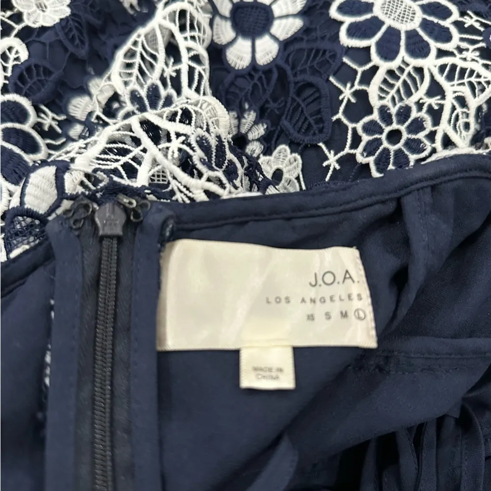 JOA Los Angeles halter lace fit and flare dress - Image 5