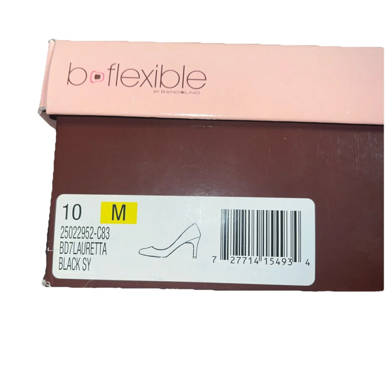 Bandolino B-Flexible Bolantana Black Shiny Almond Closed Toe Pumps 10 - Image 6