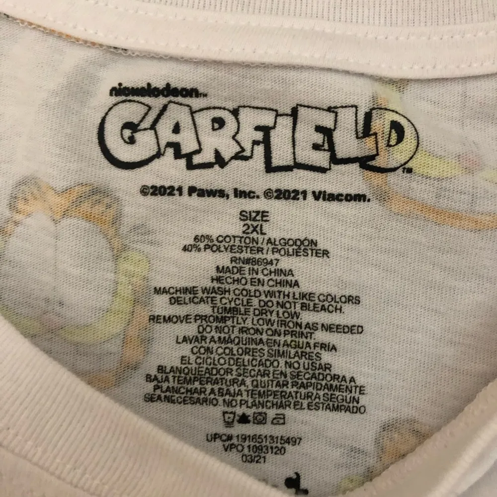women’s 2XL GARFIELD T-shirt. - Image 6