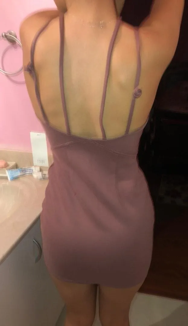 Strappy Pink Dress - Image 2