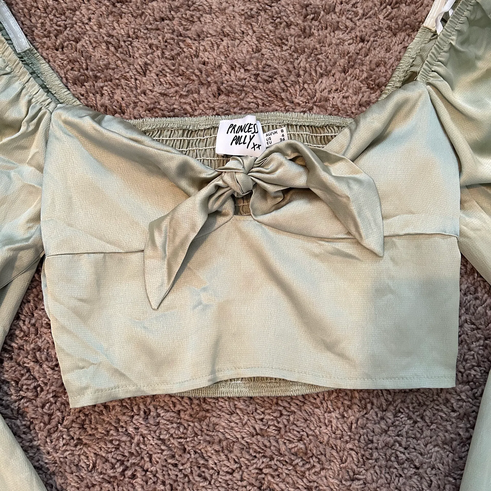 Princess Polly ‼️ Puff Sleeve Cropped Top‼️ - Image 2