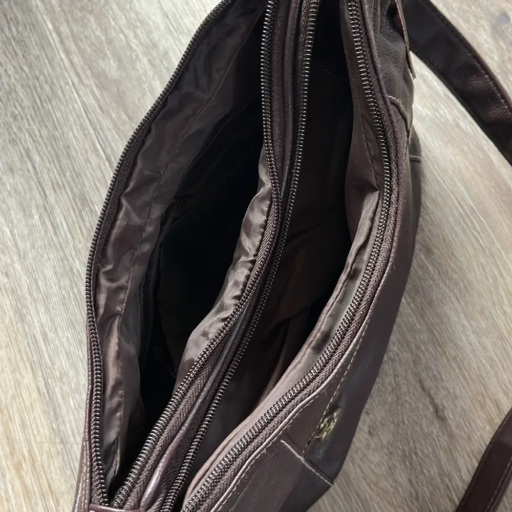 Leather Brown Shoulder Bag/Crossbody Purse - Image 11