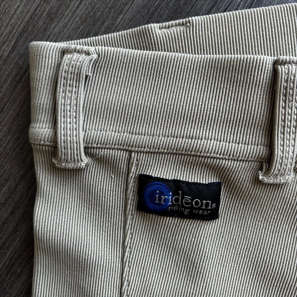 Irideon Cadence Ribbed Knee Patch Breeches Tan XL - Image 3