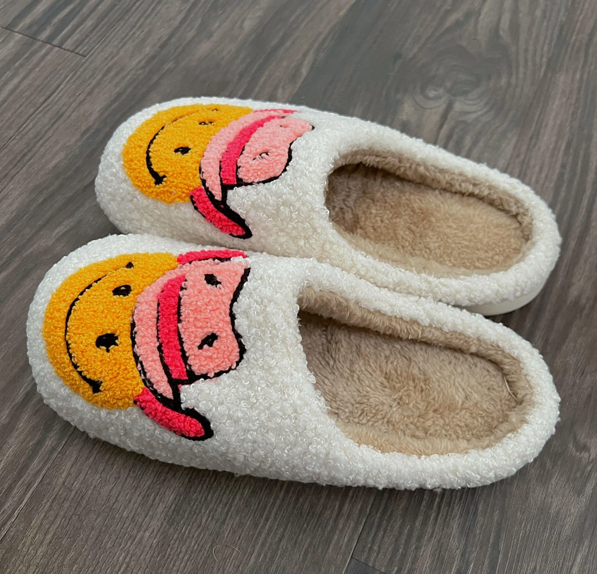 Altar'd State Smiley Face Slippers  - Image 5