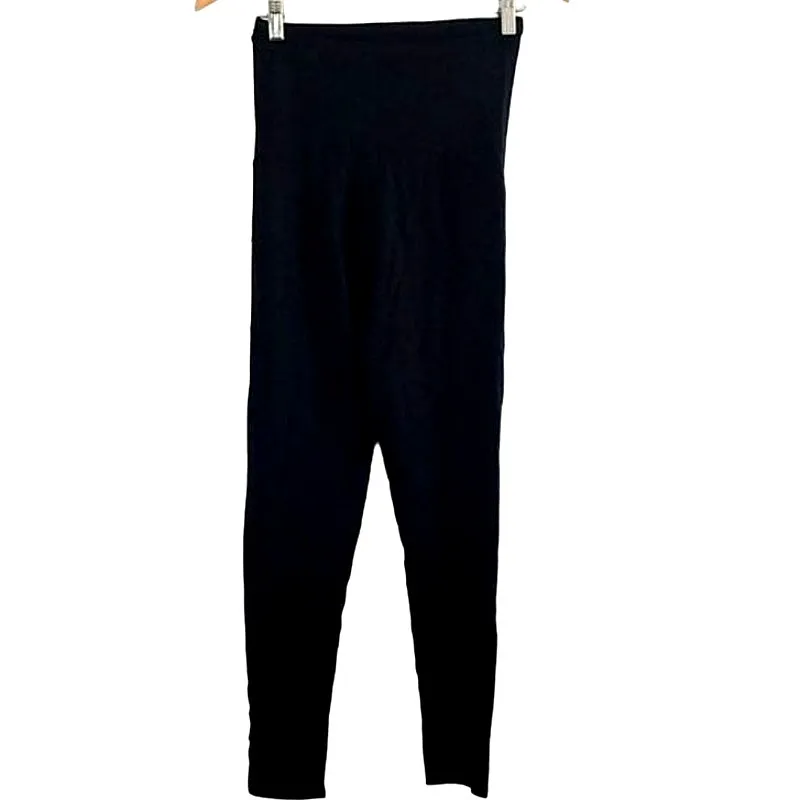 A Glow Maternity Fully Belly Panel Leggings – Size Small Black - Image 3