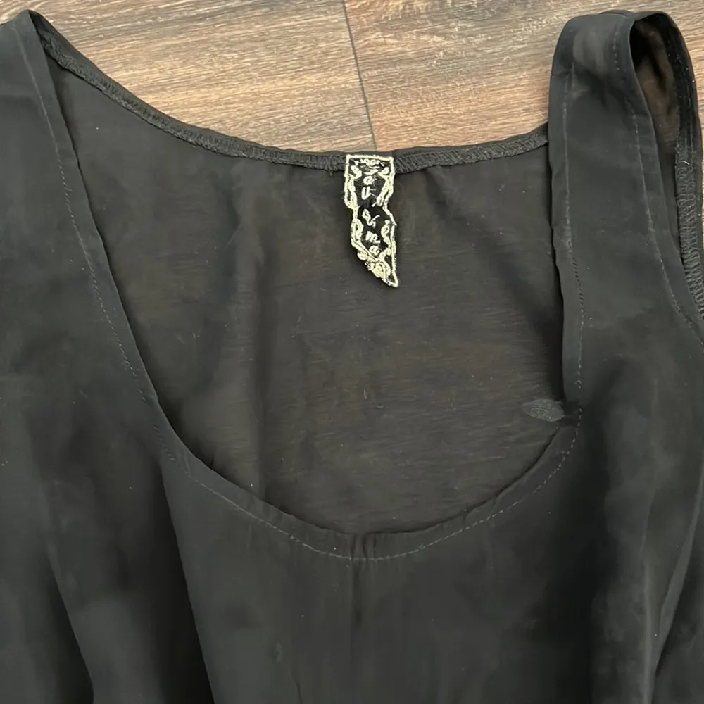 Black Sheer Hi Low Dress Size XS - Image 3