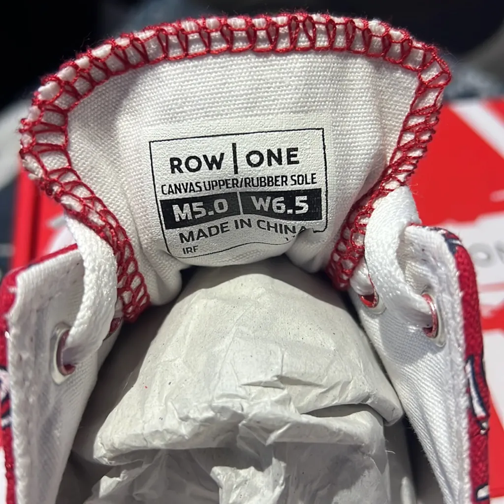 Washington Nationals Row One Shoes Red Size 6.5 - Image 6