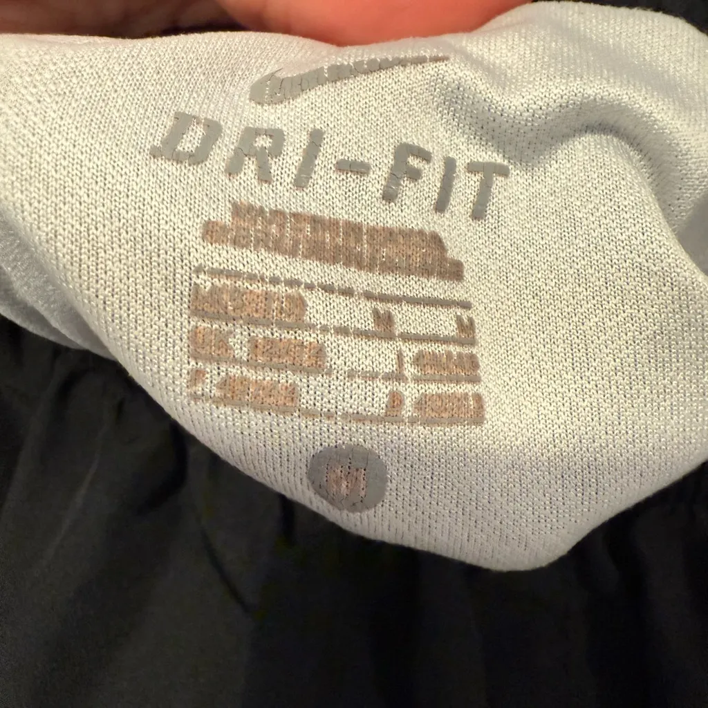 Nike Black and White Women's Athletic Shorts - Image 2