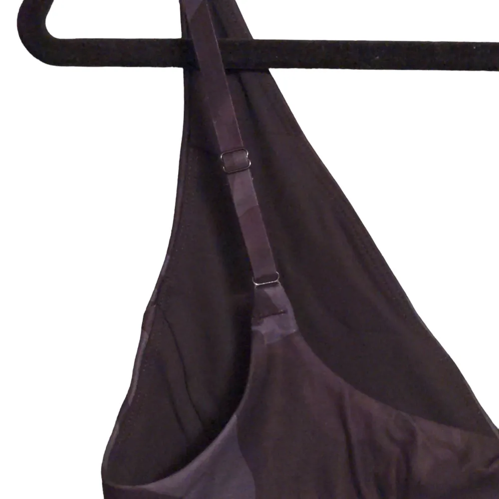 prAna Layna Brami Adjustable Sports Bra Black Camo Yoga Barre S New - Image 3